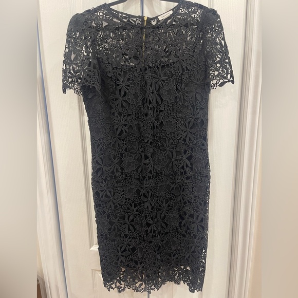 Calvin Klein Dresses & Skirts - Calvin Klein Elegant Black Floral Lace Knee Length Dress in Size 14